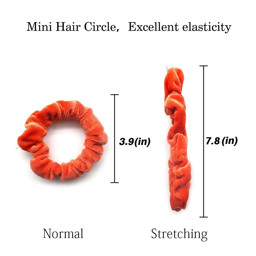 50 шт. дешевые бархатные эластичные резинки для волос для женщин девочек щетка для шерсти аксессуары дропшиппинг# G1