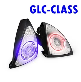 GLC X253 W205 C clas светодиодный светильник окружающего воздуха 3D поворотный твитер динамик для C класса и GLC класса вентиляционные отверстия окружающий светильник s 2013~ 2019y - Цвет: GLC class