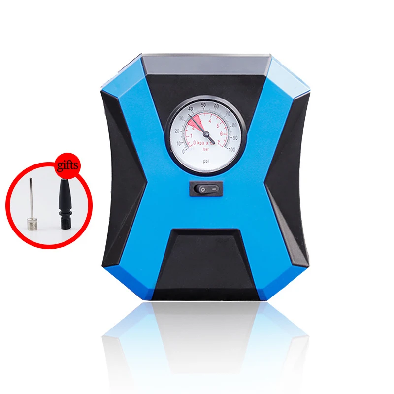 12 В портативный автомобильный воздушный компрессор, насос для шин, 100 фунтов/кв. дюйм, автоматический воздушный насос для автомобиля, аварийный насос для шин мотоцикла, автоматическое отключение