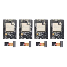 Caméra 4x Esp32 Cam avec Module Wifi et Bluetooth, Module Psram 4M, carte de développement Cpu 32 bits Dual Core avec Ov2640 2mp