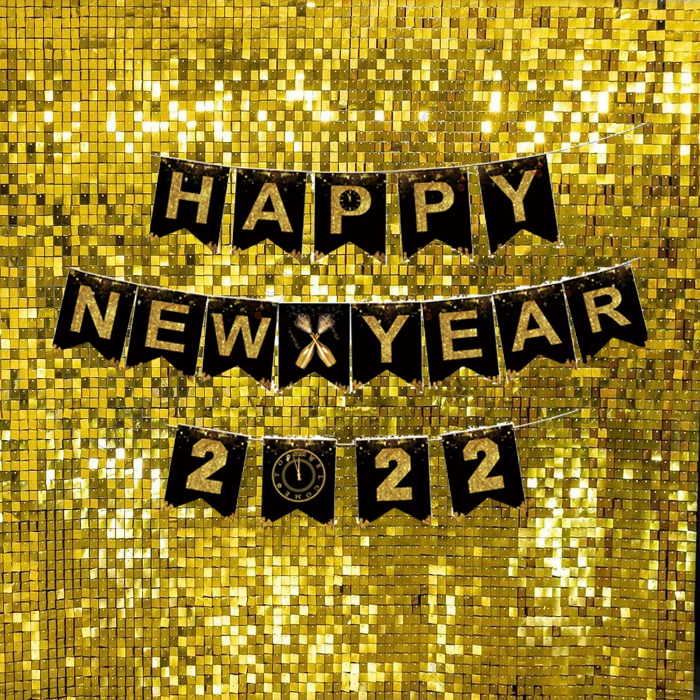 Christmas Rerun 2022 Ashara 2022 Merry Christmas Home Ornament Santa Claus Xmas Eve Party Supplies Sign  Nye Happy New Year Banner Decoration Photobooth Prop - Party & Holiday Diy  Decorations - Aliexpress