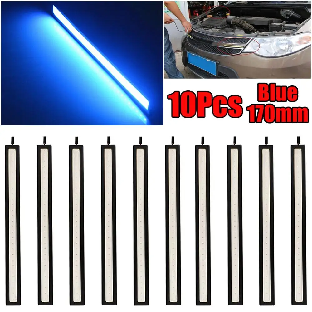 

10pcs Car LED Daytime Running lights Led COB Fog Lamp Car Styling Led Day light DRL Lamp Universal Waterproof Driving light