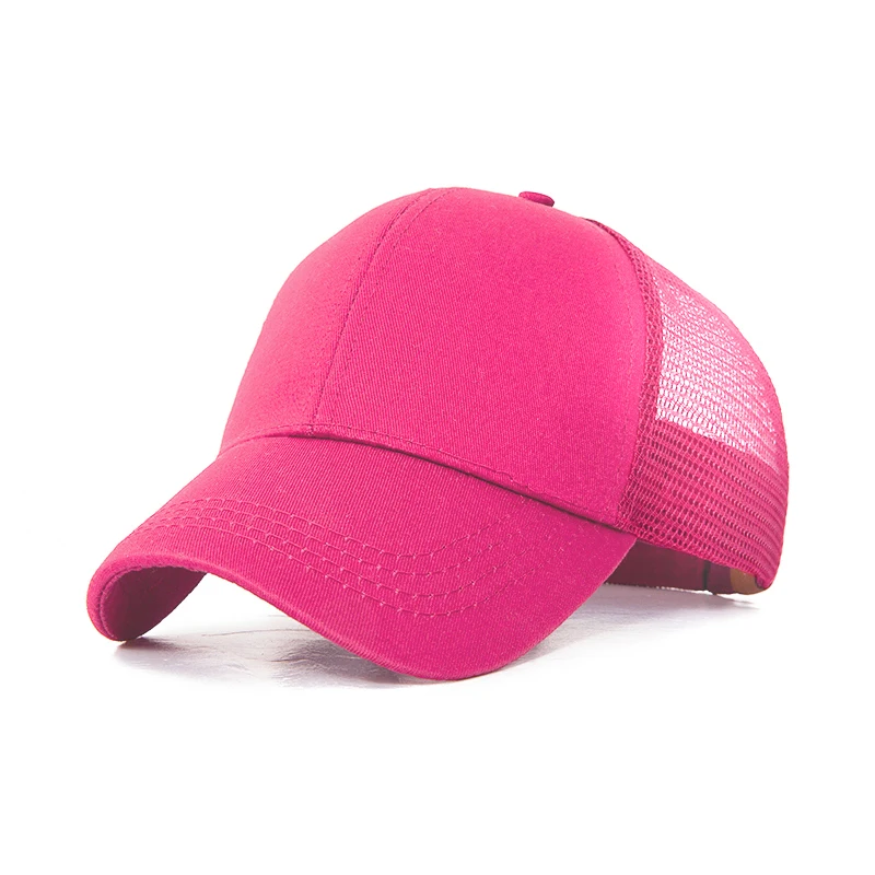 Новинка, блестящая бейсбольная кепка "конский хвост" для женщин, Snapback, шапка для папы, сетчатая Кепка для грузовика, Женская кепка, s, грязная булочка, регулируемая, в стиле хип-хоп, с блестками - Цвет: 19