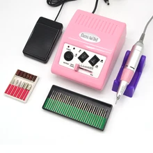 25000 об/мин Электрическая дрель для ногтей набор фрезы для маникюра гель для педикюра кутикулы роторные пилочки биты гарантия качества