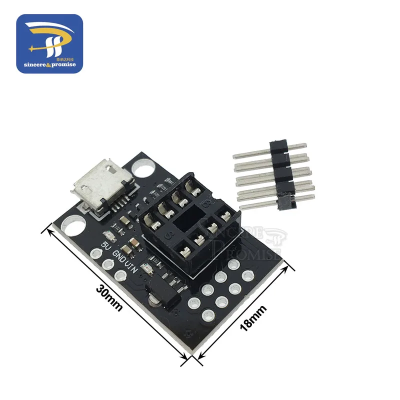 ATTINY синий черный TINY85 Digispark Kickstarter микро макетная плата ATTINY85 модуль для Arduino IIC IEC USB ATTINY45