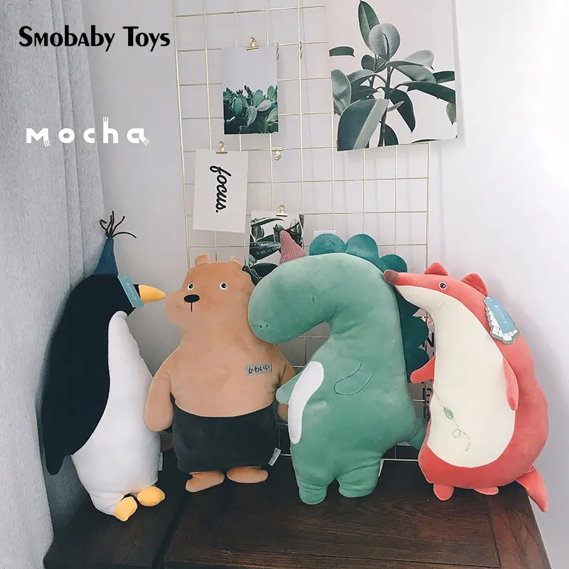 

Cute soft crocodile bear stuffed toy dinosaur elephant animal plush doll baby sleeping pillow child room cushion toy kid gift