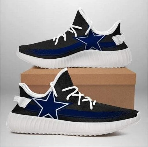 Yeezys Boost 350 V2 обувь на заказ Dallas фанаты ковбоев Мужская Спортивная дышащая повседневная обувь женские кроссовки - Цвет: 2