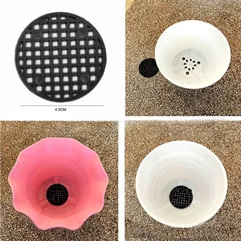 

12/20/50 Pcs Prevent Soil Loss Breathable Gasket Flower Pot Hole Mesh Pad Bonsai Pot Bottom Grid Mat Garden Greenhouse Tools