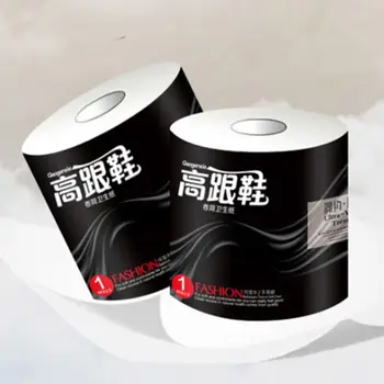 

6pcs Wood Pulp Soft Home Bath Toilet Roll Paper 3 Layers Restaurant Tissue GXMC