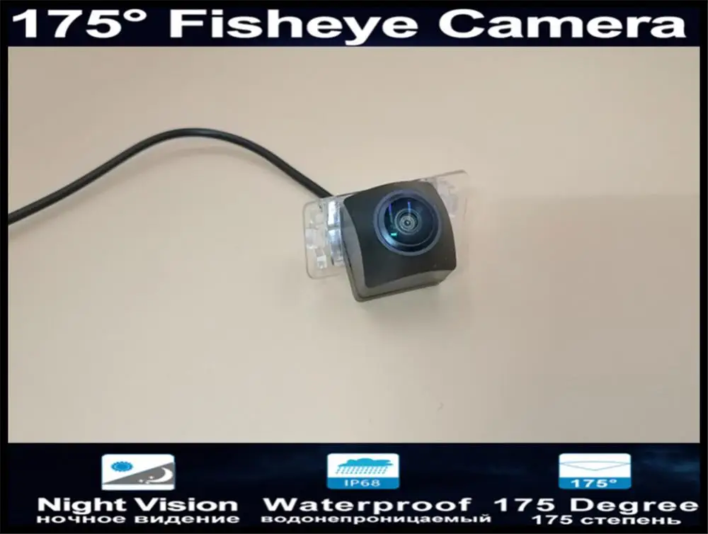 175 Degree 1080P Fisheye Lens Parking Reverse Car Rear view Camera For Toyota Camry 2002 2003 2004 2006 2007 2008 camera | Автомобили и