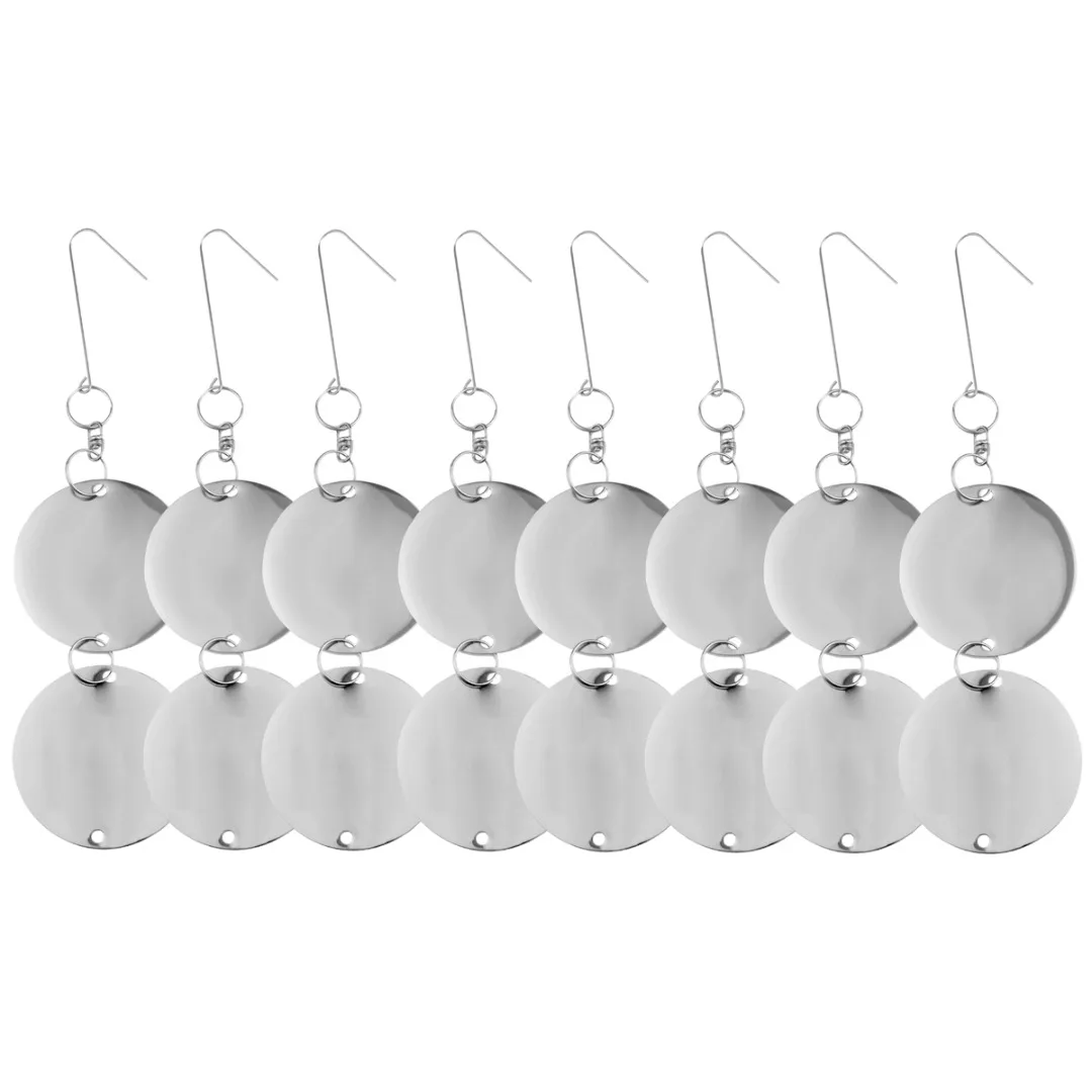 

New 16Pcs Bird Repellent Bird Repellent Discs Reflective Bird Decoy Garden Pigeon Deterrent Discs For Prevent Bird Damage