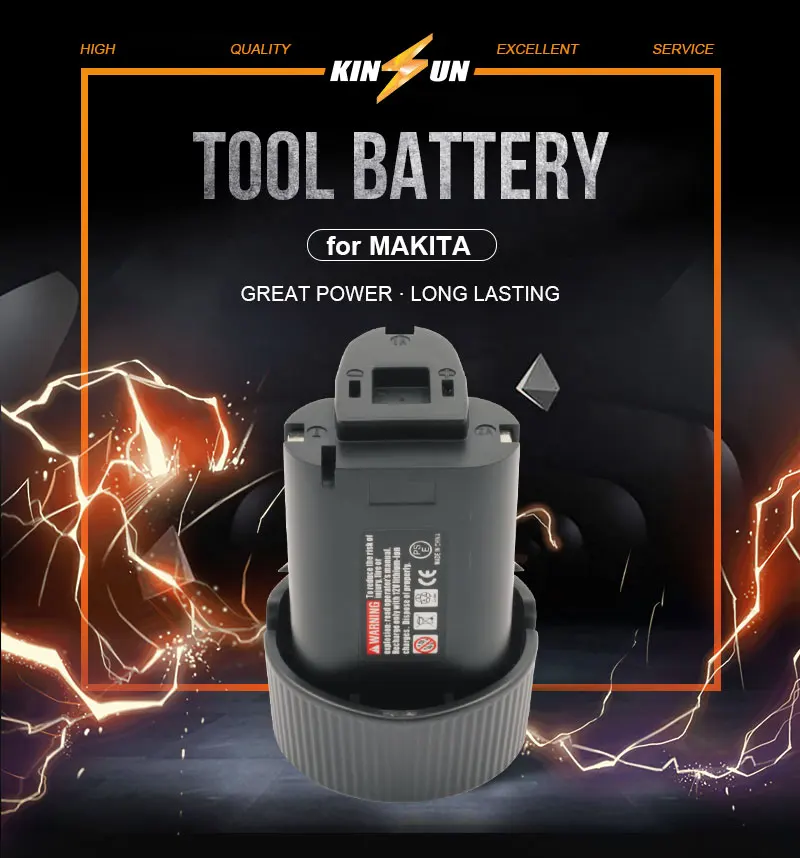 KINSUN 2-Pack сменная батарея для электроинструмента 10,8 V li-ion 1.5Ah для беспроводная дрель makita отвертка BL1013 BL1014 194550-6