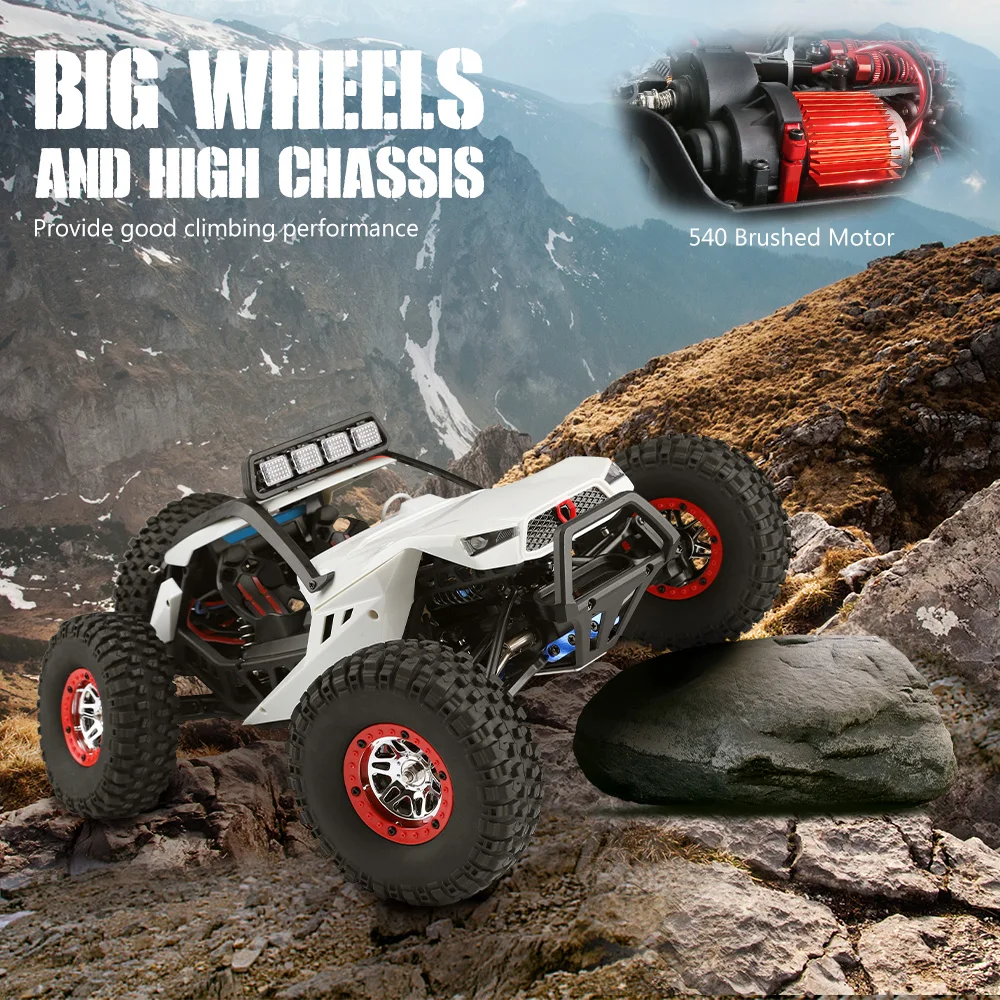 WLtoys XK 12429 1:12 RC автомобиль гусеничный 40 км/ч 4WD 2 4G электрический с головным
