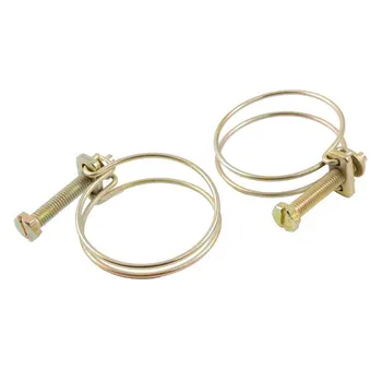 

Hose clamp, adjustable 32 to 44 mm, steel wire, 2 pieces