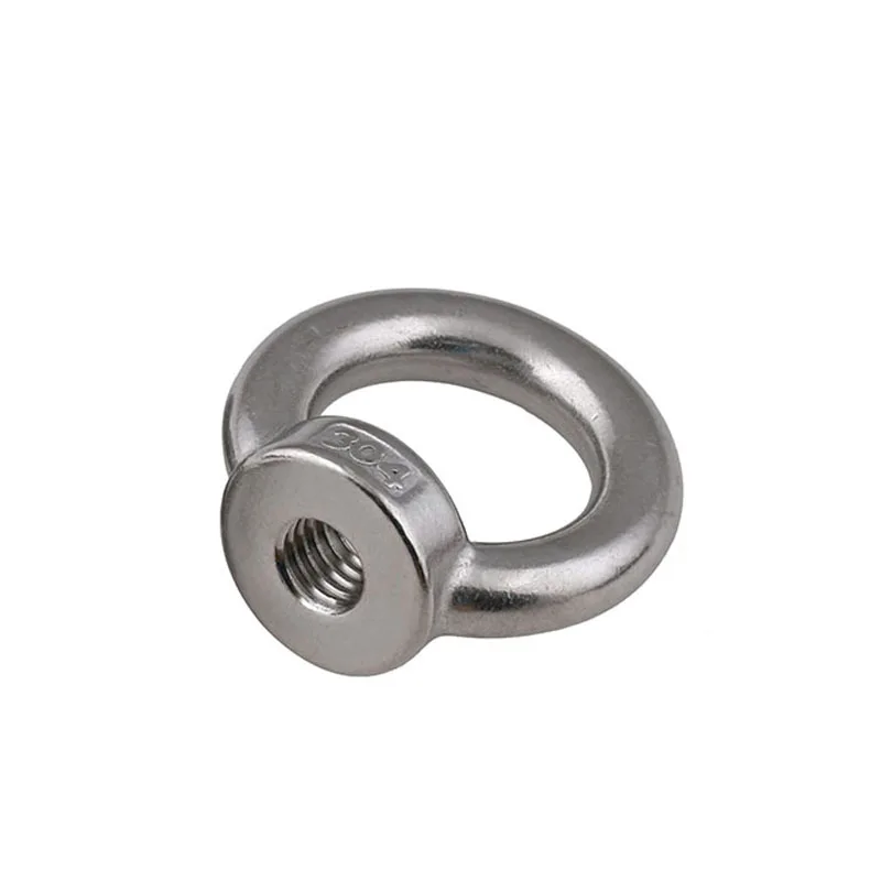 1PCS A2 Stainless Steel Hook Ring Nut M3 M4 M5 M6 M8 M24 Circle Eye