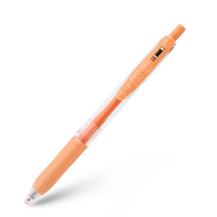 Milk orange 1 шт. Zebra Sarasa JJ15 гелевая ручка молочного цвета, светильник с цветной линией, ручка для рисования, гелевая ручка для студенческой живописи, ограниченная серия, 0,5 мм - Цвет: Milk orange