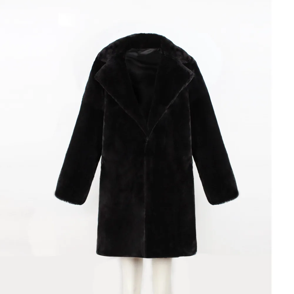 Зимняя и весенняя женская куртка зимняя женская теплая длинная куртка из искусственного меха Куртка парка верхняя одежда chaquetas mujer пальто#30