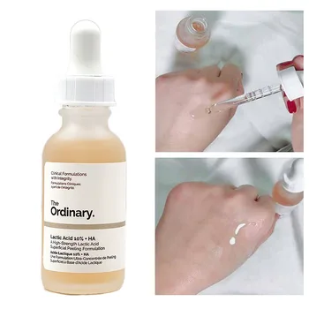 

The Ordinary Latic Acid 10% + HA Face Serum Hyaluronic Acid Brightening Exfloliating Relieving Deep cleaning Hydrating Skin Care