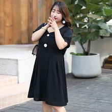 Xuan chen/Новые летние товары; очень сказочное платье с воротником в стиле Питера Пэна; юбка больших размеров для девочек; W022