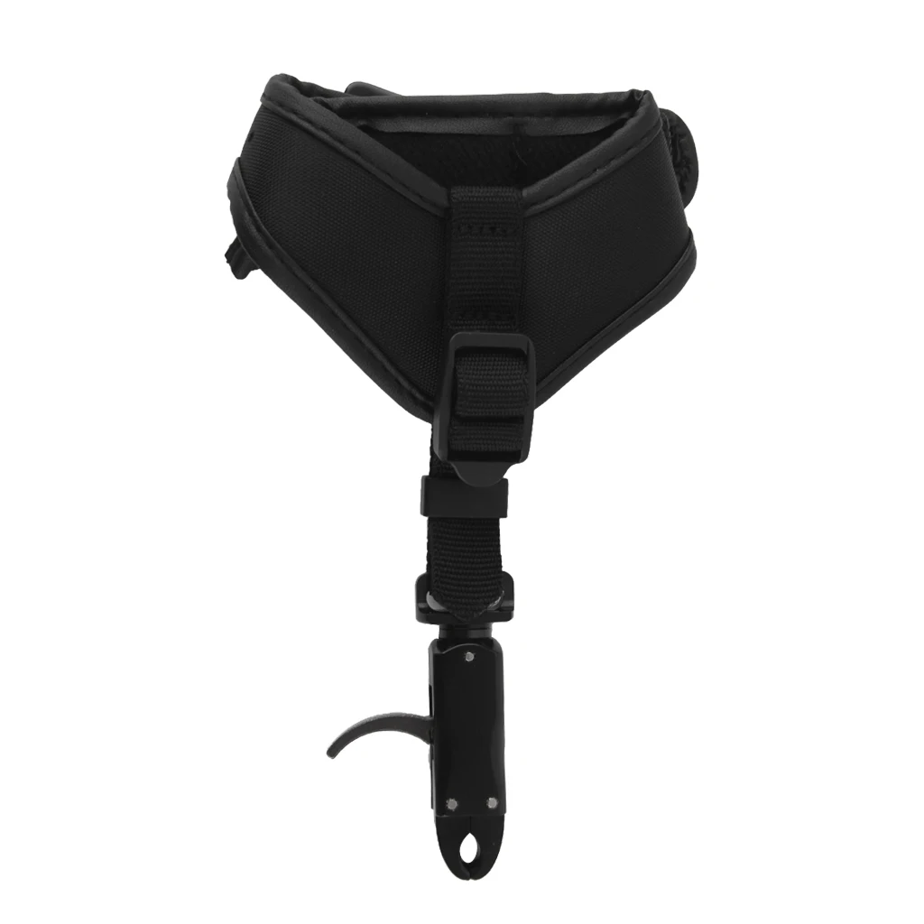 

Adjustable Archery Compound Bow Release Aid Strap Arrow Hunting Accessories