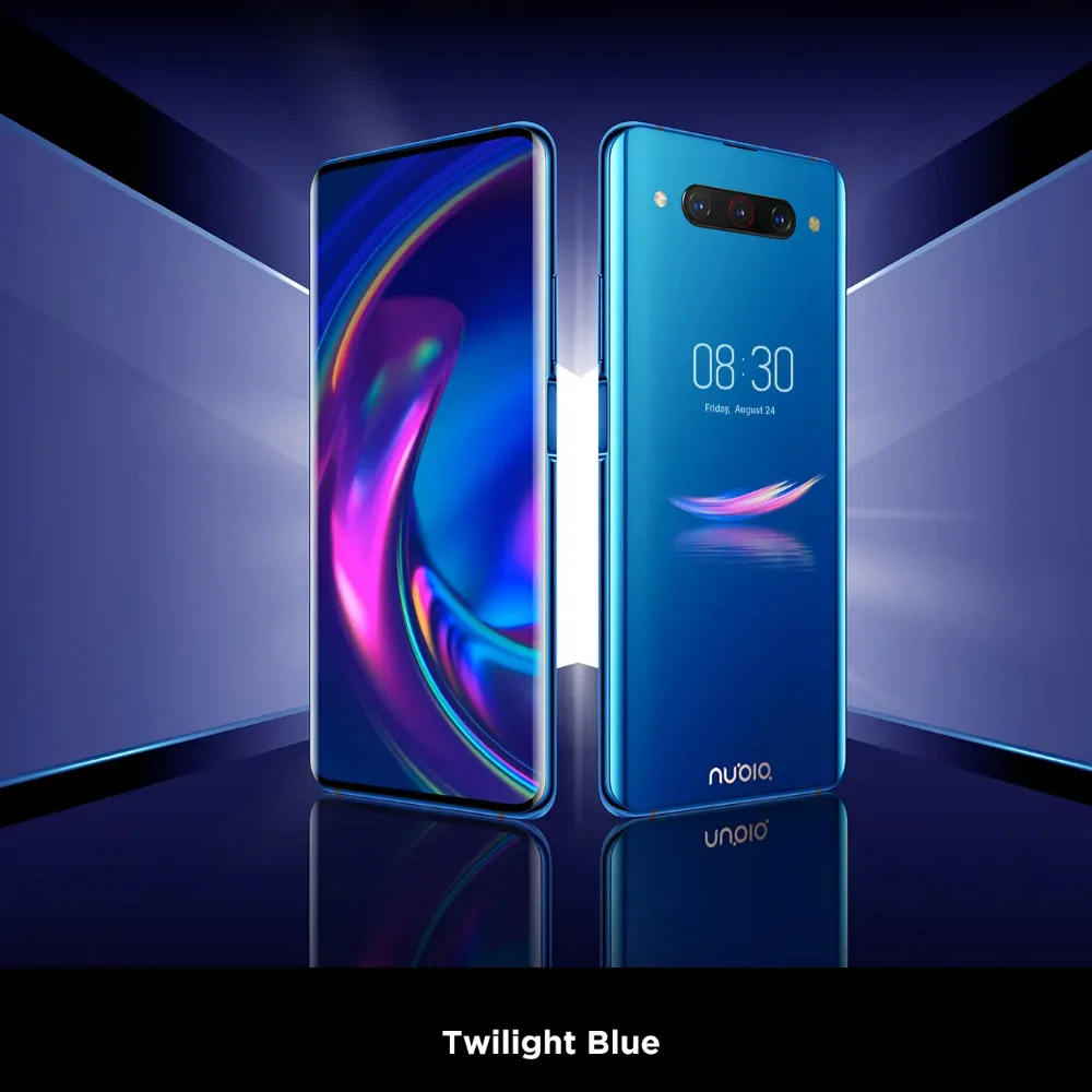 ЕС Версия zte Nubia Z20 мобильный телефон с двумя sim-картами 48MP 8GB ram 128GB rom Snapdragon855+ 6,4" 1080x2340 Android9.0 двойной экран телефона