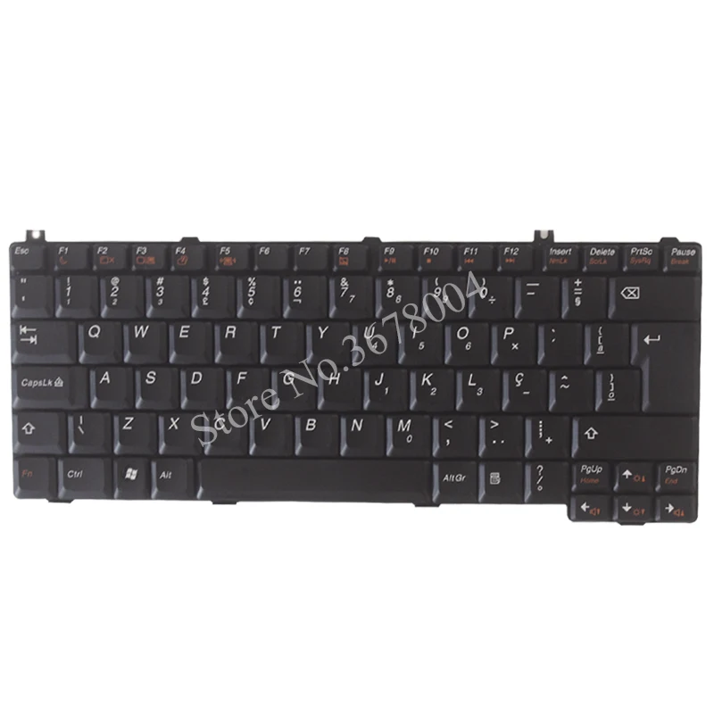 Teclado para Lenovo Brasil F41 G420 G430 G450 G530 A4r N100 N200 Y430 C460 C466 C510 br Teclado Preto 3000 C100 C200 F31 - Imagem 2