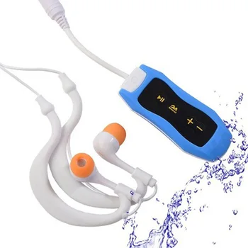 

Home Rechargeable USB2.0 FM Radio IPX8 Waterproof Swimming Diving With Cable Portable MP3 Music Player Multifunction Handheld