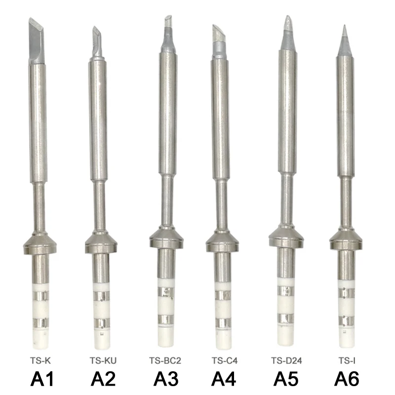 

TS100 Electric Soldering Iron Tip Electric Soldering Iron tips Lead Free Replacement Various models of Tip K KU I D24 BC2 C4