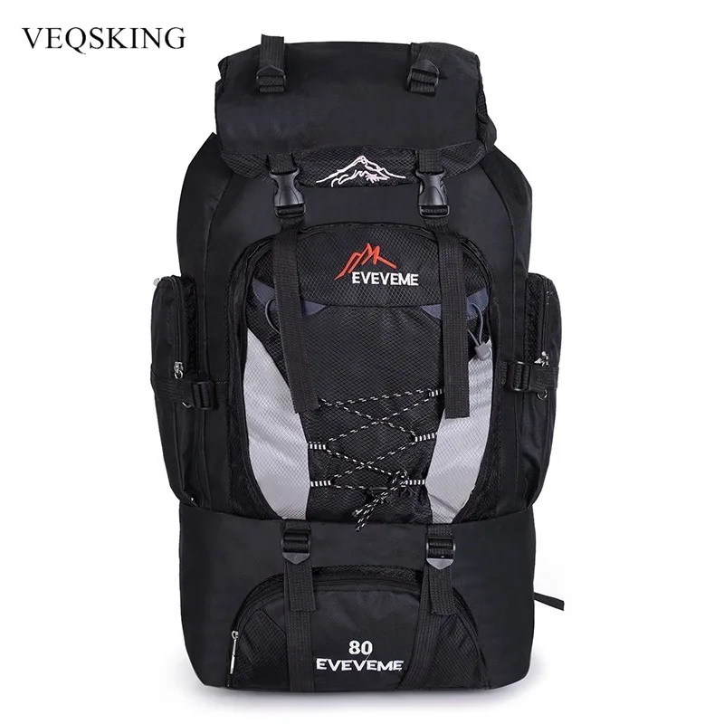 

80L Backpack Travel Backpack Hiking Bag Breathable Sports Outdoor Bag Waterproof Shockproof Ultra Light Cycling Backpack