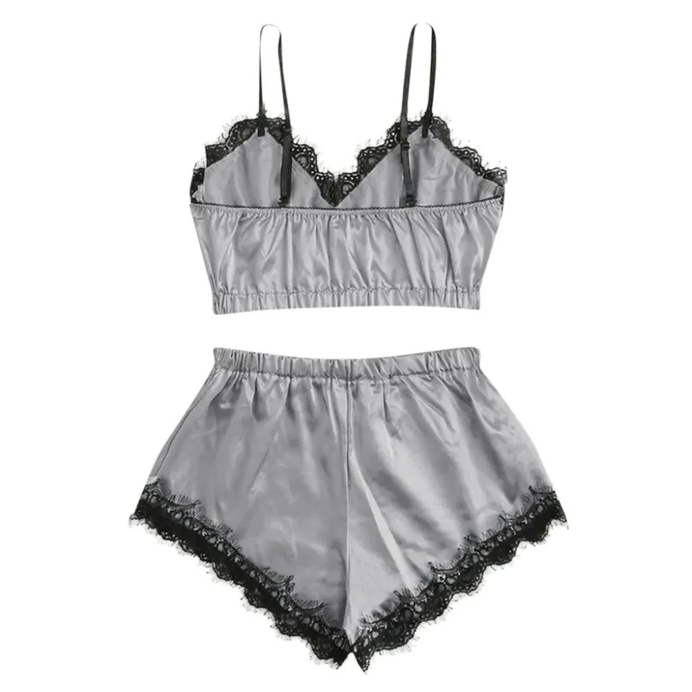 Сексуальное женское белье, шелковое кружевное Сетчатое нижнее белье babydoll, ночная рубашка, пижама, женская сексуальная одежда для сна, летняя одежда