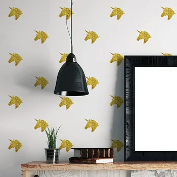 

Funlife INS Wall Stickers Northern European-Style Unicorn CHILDREN'S Room Adhesive Paper Party Party Decoration Pa032