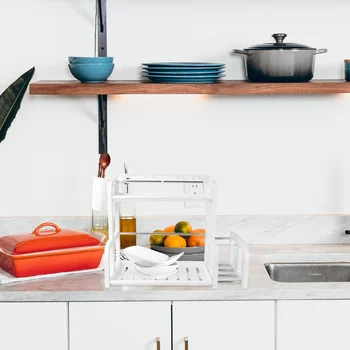 

1Pc Storage Holder Organizer Rack Storage Shelf Storage Rack Seasoning Storage Rack for Kitchen