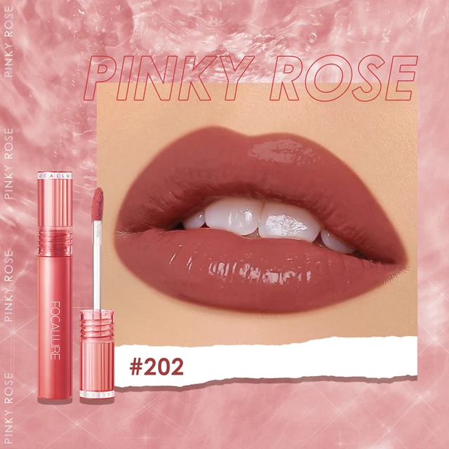 FOCALLURE Shiny Nourish Lip Gloss 17 Colors Liquid Lipstick Waterproof Long Lasting Moisturizing Lipgloss Lip Makeup Cosmetics 202