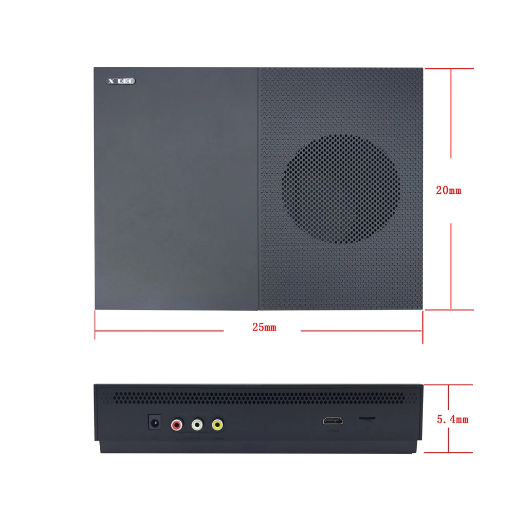 XPROANBERNIC игровая консоль 64Bit 4K TV HDMI выход 800 семейных игр 43 PS1 игра 2 геймпад X Pro Box