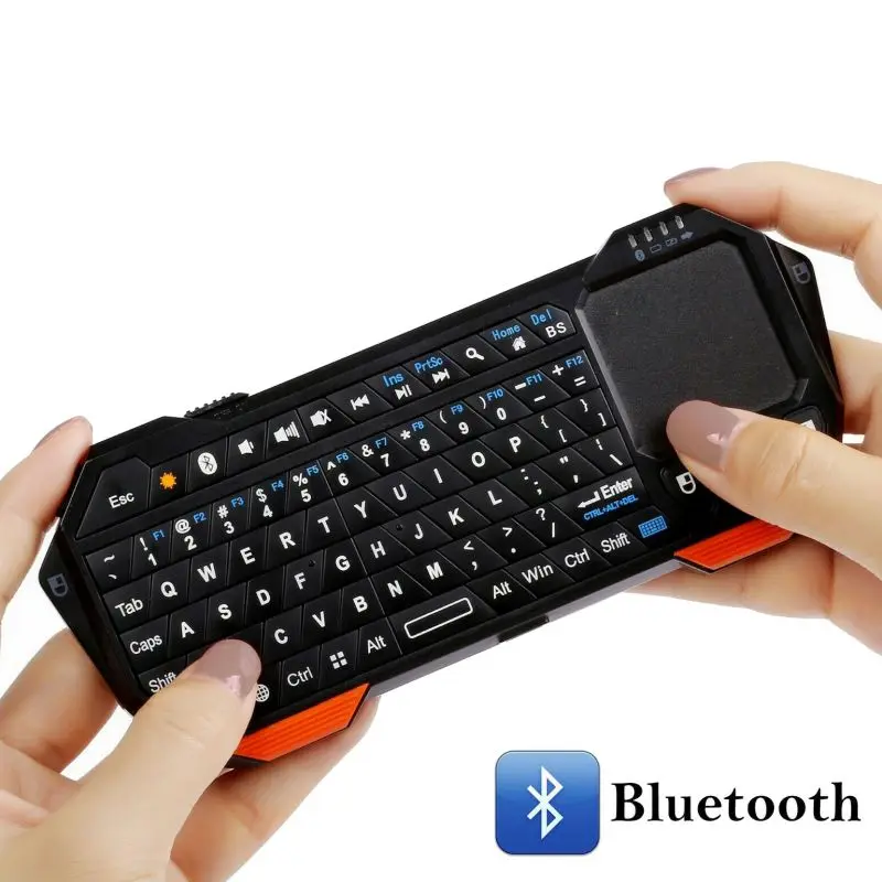 Мини мобильный телефон планшет Поддержка Windows/Android 3,0+/IOS Беспроводная Bluetooth клавиатура с подсветкой