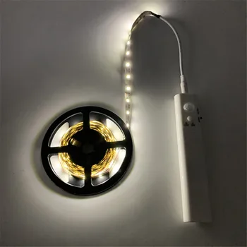 

AAA battery Motion sensor led strip light fita tira waterproof USB LED strip light dc 5V Garland Diode Tape Ribbon TV backlight