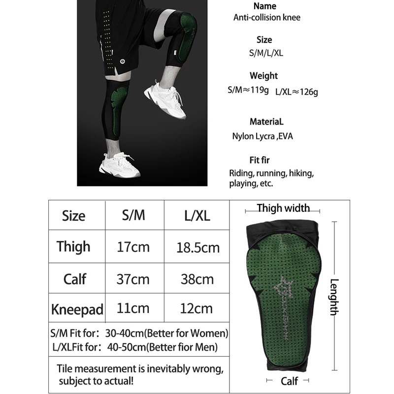 Cycling Knee Protector Calf Guard Running Hiking Leg Sleeves MTB Rodilleras Bicycle Bike Downhill Anti-collision Knee Support