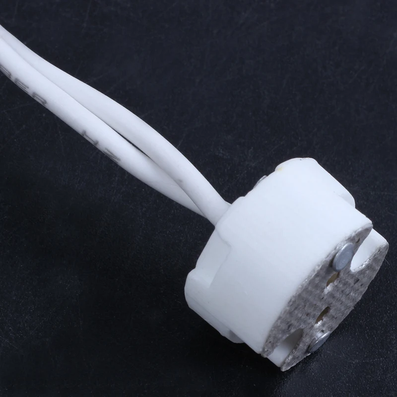 Retail 250V 0.4A MR16 Socket LED Lamp Halogen Light Holder Base Wire Connector