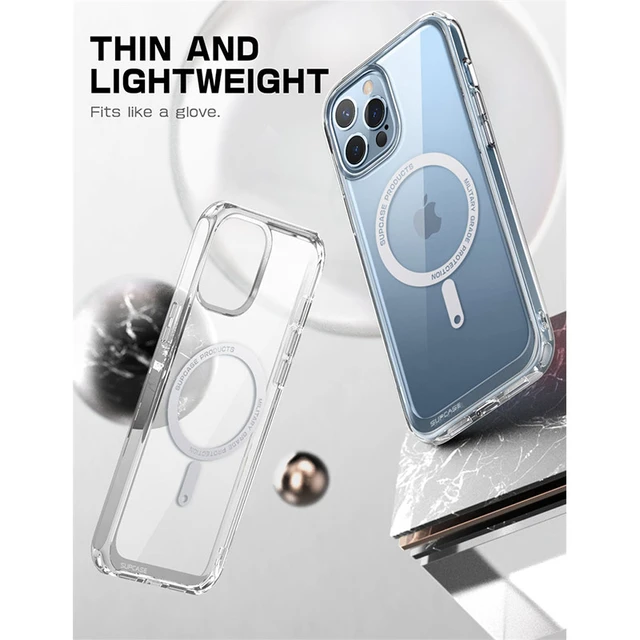 SOGUDE Coque iPhone 11 Housse, Adsorption Magnétique Classic Hybrid Arrière  Rigide PC Étui Compatible avec MagSafe, Protection Antichoc de Grade  Militaire, Transparent : : High-Tech