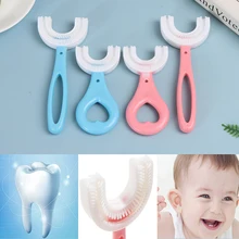 Baby Toothbrush Kids Teeth Oral Care Brush Convenient And Simple Silicone Baby Toothbrush