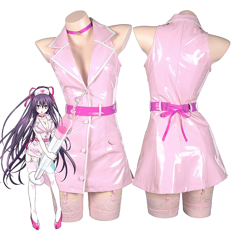 

Anime Date A Live Cosplay Costume Princess Yatogami Tohka Cosplay Costumes Pink Dresses Halloween Clothes For Women
