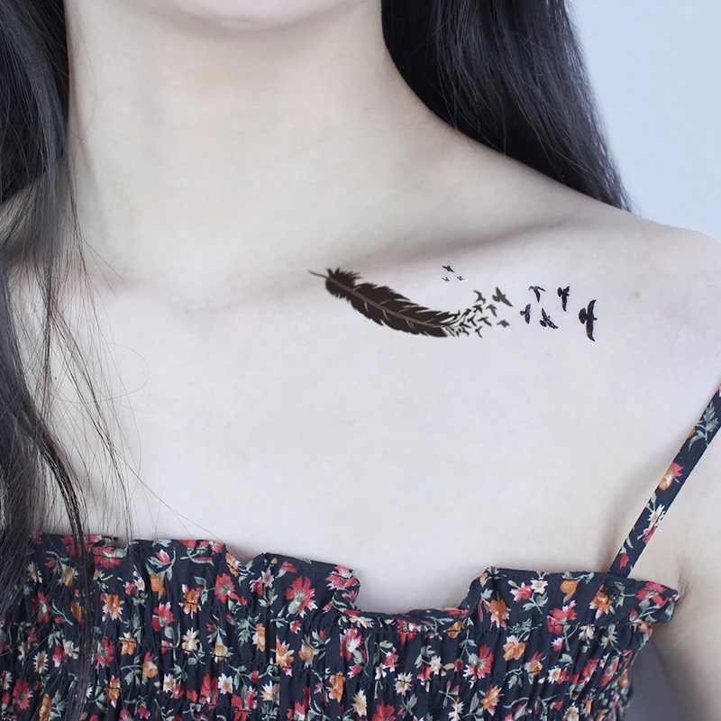 A transferência de água da etiqueta temporária tatuagem engolir pássaro 3d  realista animal bonito tatoo mulher, homem, criança, criança braço arte do  corpo falso tatto desconto / Tattoo & Body Art 