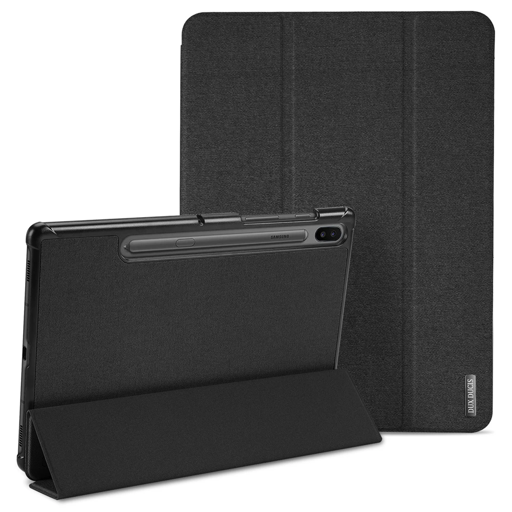 Для samsung Galaxy Tab S6 10,5 чехол для планшета из искусственной кожи откидной кожаный складной Стенд протектор для планшета с функцией сна и слотом для ручки