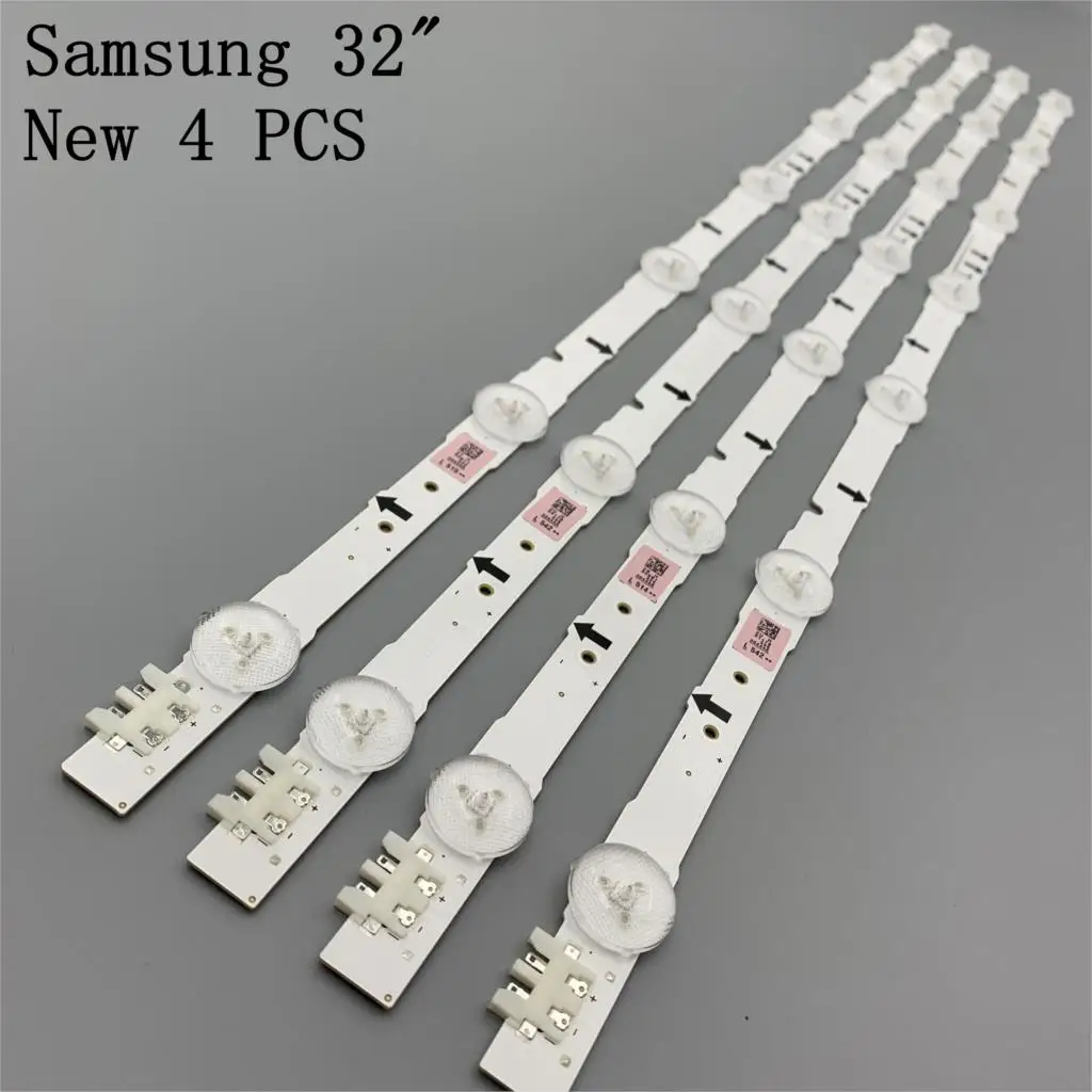 New-Original Kit 4 PCS 7LED 65CM LED strip for Samsung D4GE-320DC1-R1 R2 32H000 UE32H5570S UN32J5003AF BN96-30443A BN96-30442A
