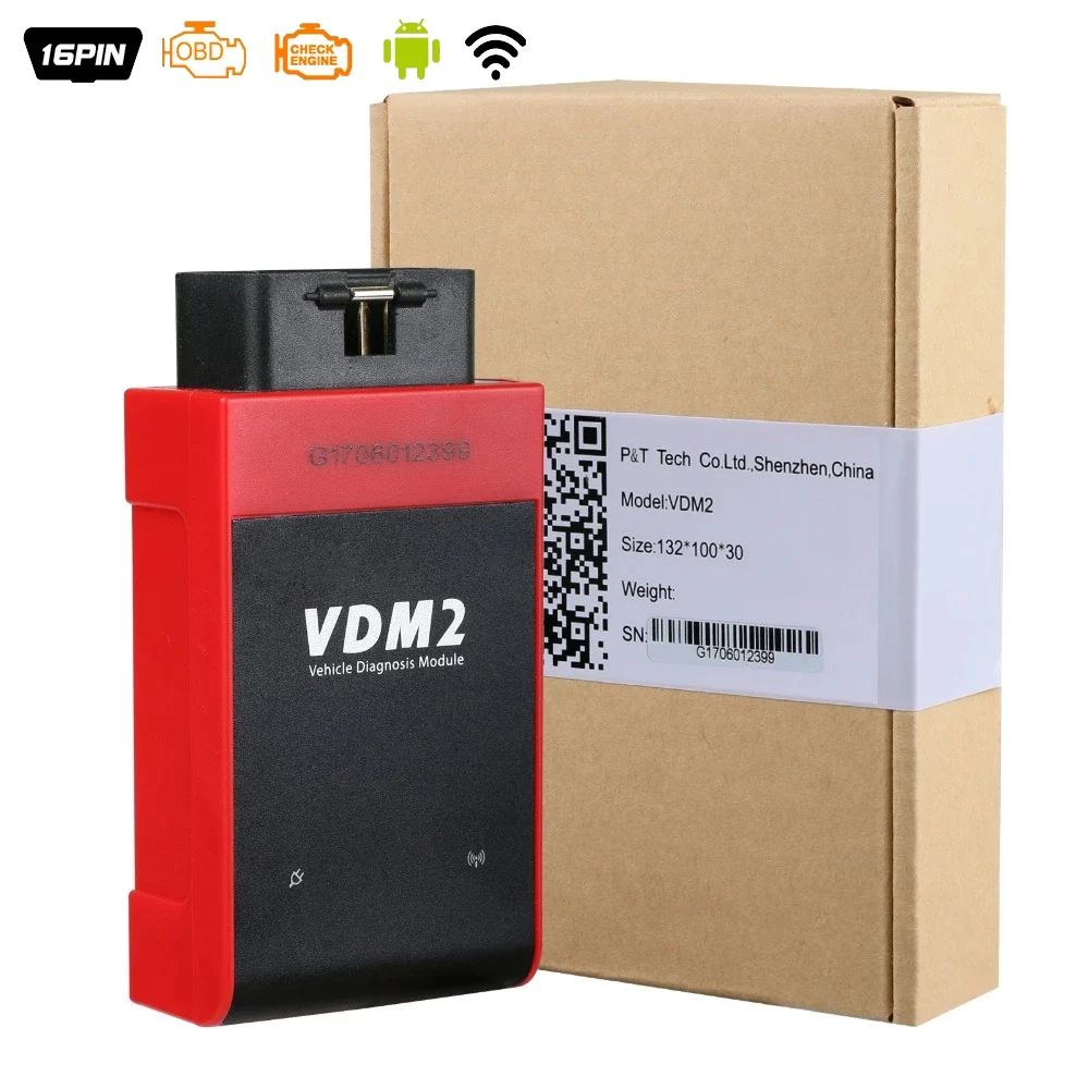 Инструмент для полной диагностики автомобиля UCANDAS VDM2 Wifi Android бесплатное