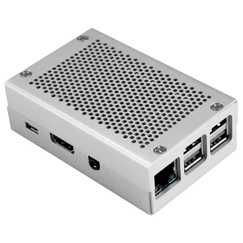 Raspberry Pi 3 Model B+ чехол Алюминиевый Чехол чехол совместим с Raspberry Pi 3 Model B