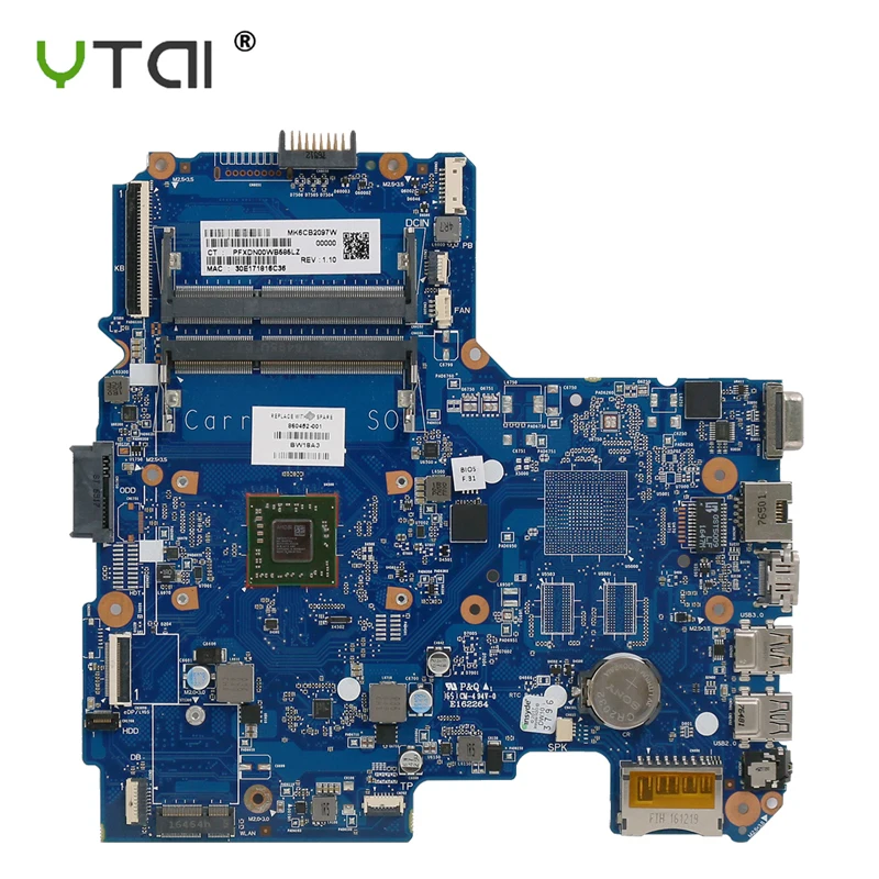 860452-001 860452-501 для ноутбука HP 14-AN 14-AN004AU 245 G5 материнская плата A6-7310 ЦП DDR3 6050A2822801-MB-A01 |