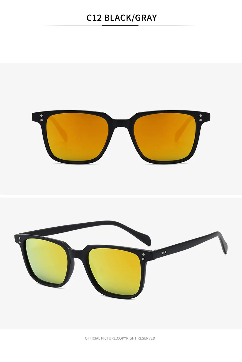 JackJad 2020 Fashion Cool NDG SUN Style Rectangle Sunglasses Unisex