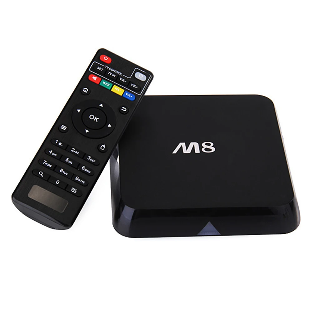 Full HD 1080P 4K Ultra Clear M8S Android tv Box с пультом дистанционного управления Поддержка нескольких языков HDMI Беспроводной Wi-Fi Смарт ТВ-бокс