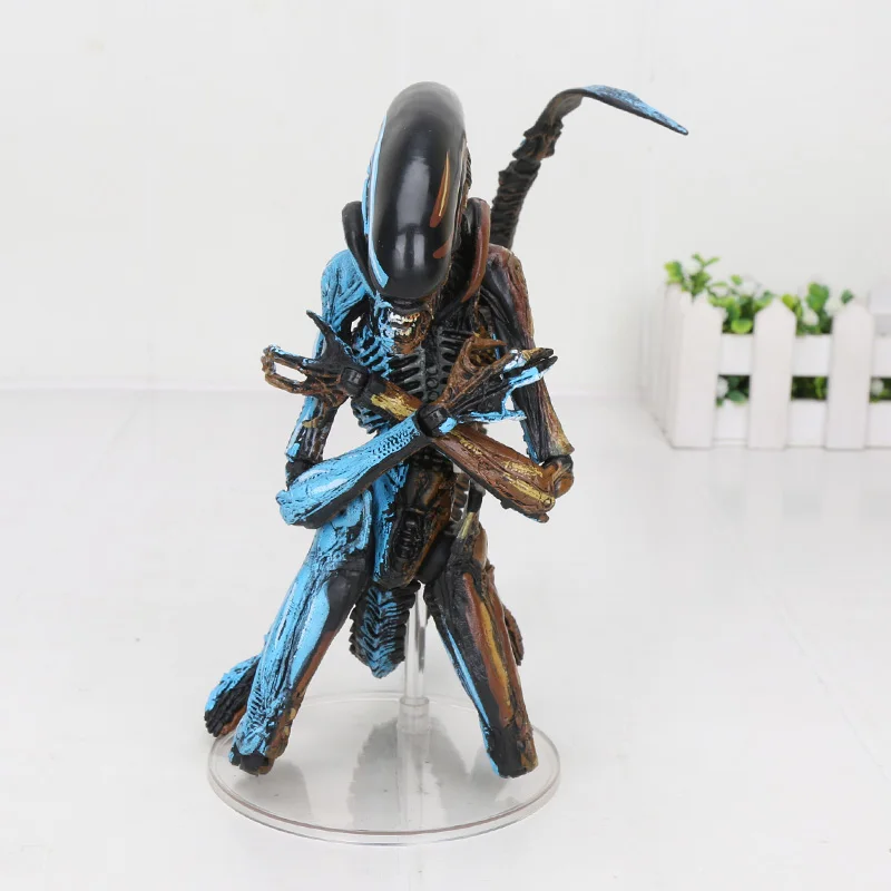 Игрушки NECA Aliens VS Predator Figma SP 108 10th инопланетный воин 047 Alien queen ПВХ фигурка Коллекционная модель игрушки - Цвет: new without box